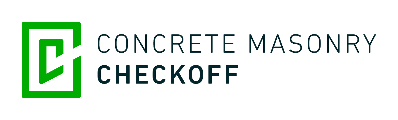 Concrete Masonry Checkoff Concrete Masonry Checkoff